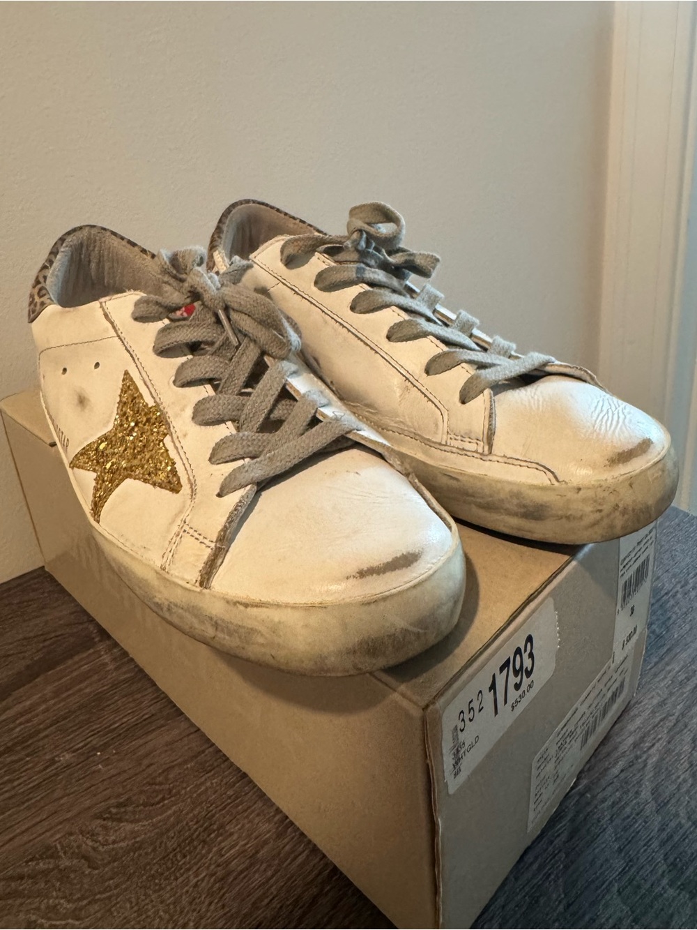 Golden Goose Sneakers with Leopard Accent - Picture 6 of 6